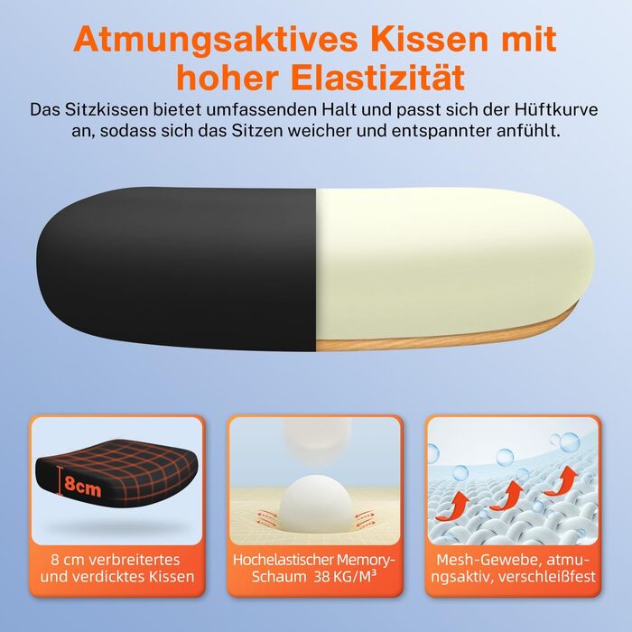 Ергономічне крісло для офісу з регульованою підголовником, поперековою підтримкою та відкидними підлокітниками, крісло для начальника, 150 кг, чорний колір, модель 2