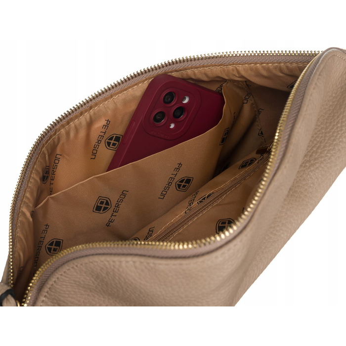 Сумка-бананка Peterson PTN NER-ALE-1 BEIGE, бежева