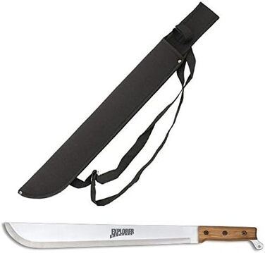 55 cm Machete, light handle, with sheath (age 18+ required!)