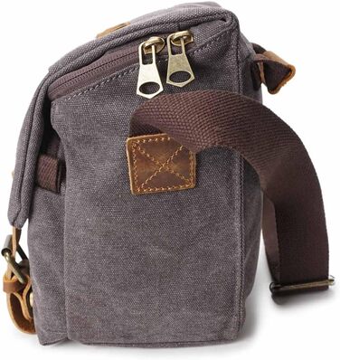 Сумка для камери Neuleben: водонепроникна, унісекс, з канвасу, для DSLR (Сірий)