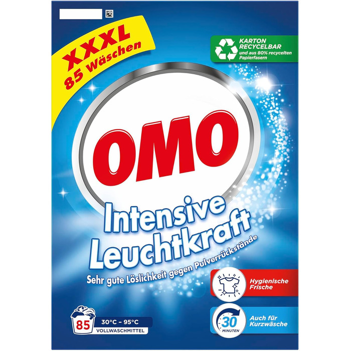 Пральний порошок Omo XXXL для прання, 85 циклів, 5.1 кг