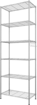 Himimi Regal - 54 x 29 x 160cm Metal Wire Shelf Unit