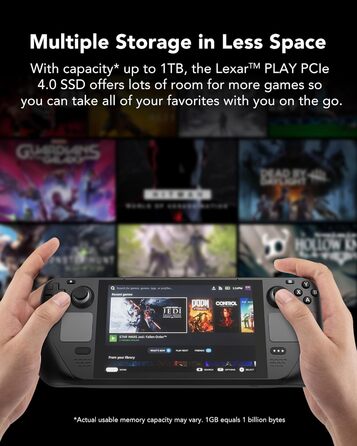 Lexar SSD 1TB M.2 2280 PCIe Gen3x4 NVMe - Внутрішній SSD накопичувач для ПК та геймерів