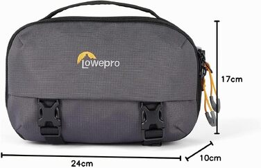Компактний фоторюкзак Lowepro Trekker Lite HP 100 з відділенням для планшета, для бездзеркальних та Crop-камер, сірий