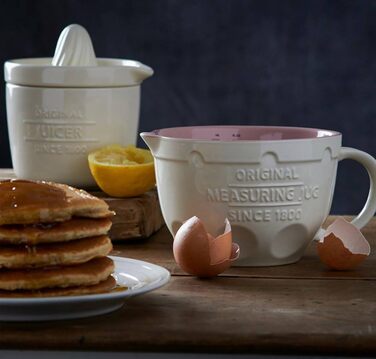 Mason Cash Innovative Kitchen Measuring Containers, stoneware, white, 20.5 x 15 x 10 cm