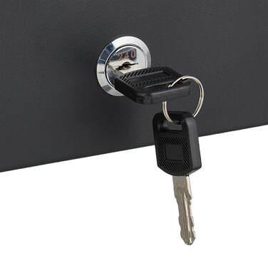 Relaxdays Black Wall-Mounted Cup Holder