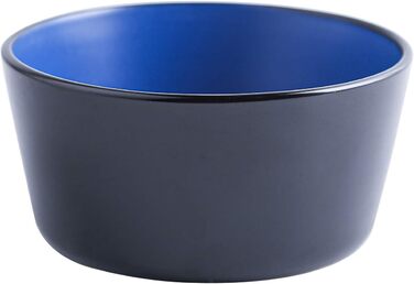 Набір посуду Stone Lain Albie Steinzeug 16 шт. (32 шт. на 8 осіб) – сучасний сервіз, рожевий, синій, чорний