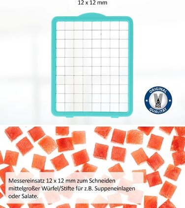 Набір для нарізки овочів Genius Nicer Dicer Chef Professional 18-ти частинний, ручний, з контейнером 5.2L, спіралізатор, для кухні