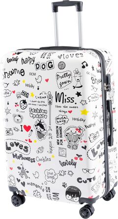 Валіза Xonic Design: міцний корпус, 360° обертання, кодовий замок, полікарбонат, L/XL або набір (3 шт.)