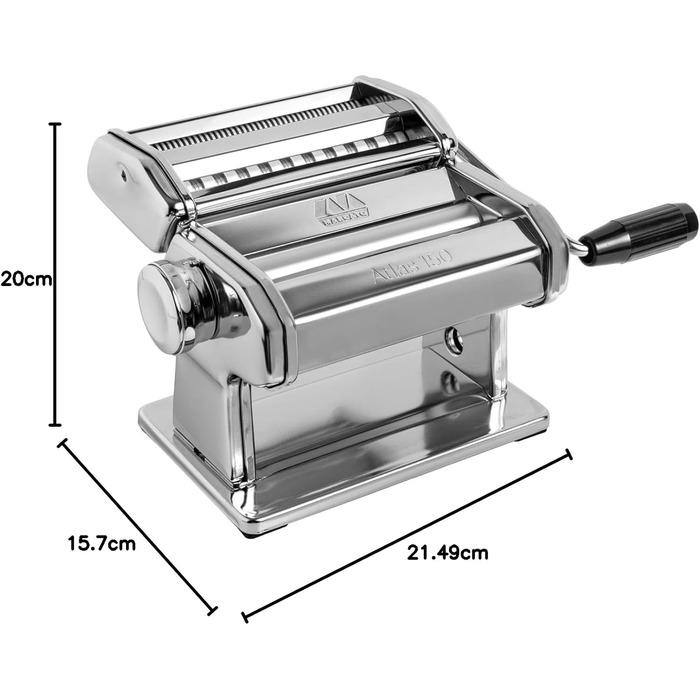 Машина для приготування макаронів Marcato Atlas 150 Classic, металева, для домашньої пасти