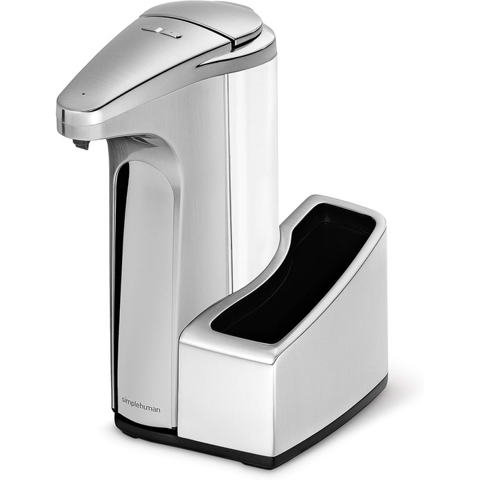 Simplehuman Sensor Soap Dispenser - Brushed Nickel, White (384ml)