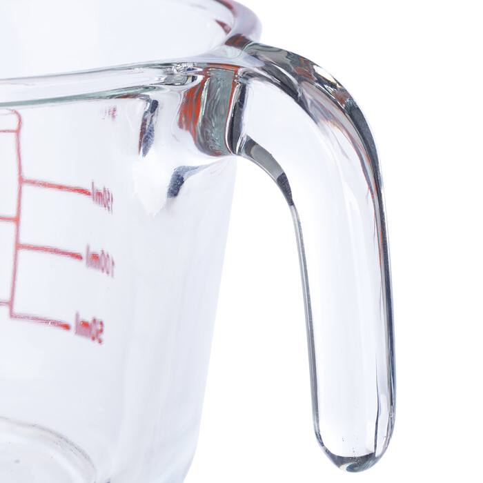Relaxdays 250 ml Glass Measuring Cup