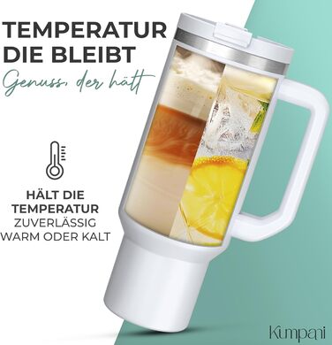 Personalized Insulated Tumbler - 40oz with Engraving - Custom Name or Logo, Leak-Proof, BPA-Free, with Lid & Straw