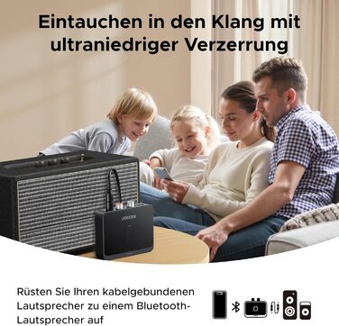 Адаптер Bluetooth 6.0 UGREEN з LDAC декодером, Hi-Res Audio, сумісний з колонками та автомагнітолами