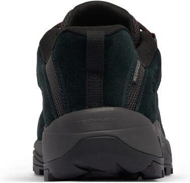 Чоловічі трекінгові черевики Columbia Redmond Iv Low Waterproof Mid Rise, чорний/червоний