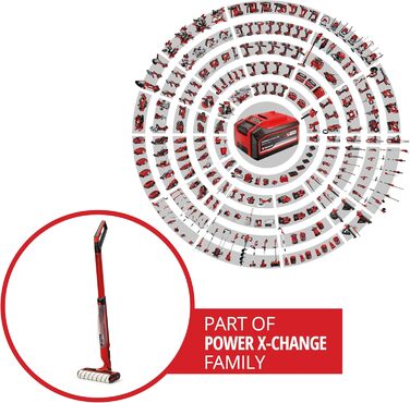 Einhell CLEANEXXO Power X-Change: Акумуляторний прибиральник для твердих поверхонь (18 В, 290 мм щітка, BOOST, самоочищення, регулювання подачі води)