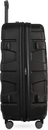 Набір валіз X-Kölln (S, L) - 2 шт. Чорний матовий, з TSA замком. Валіза-трольлей, Rollkoffer, валіза для подорожей