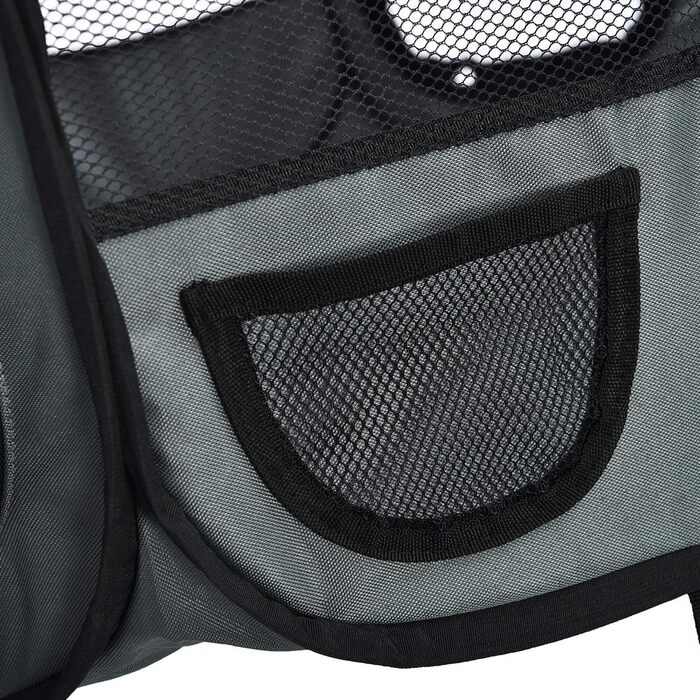Amazon Basics Octagon Portable Pet Playpen - 114cm Grey