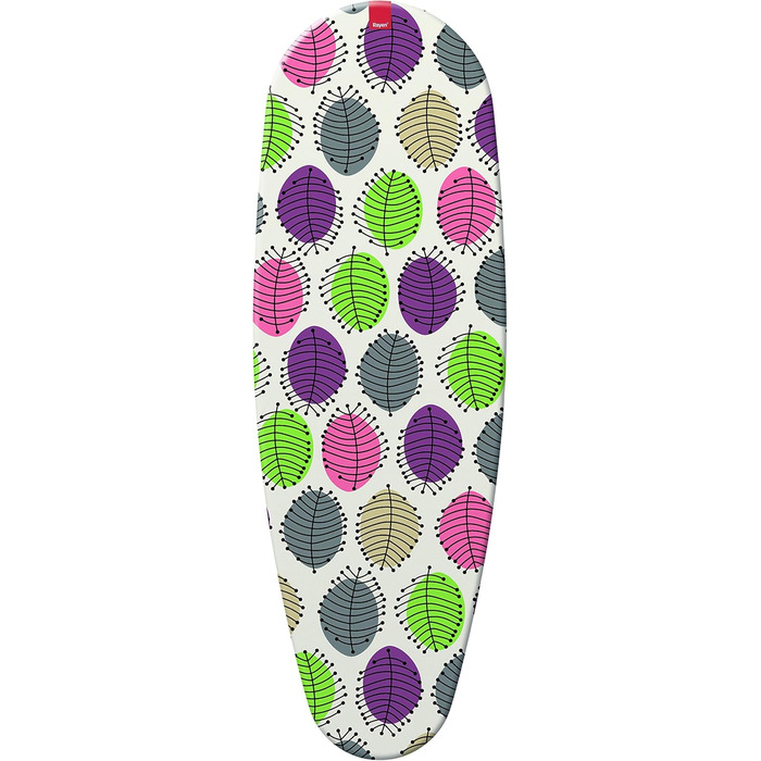 Накладка на прасувальну дошку Rayen EasyClip, 130x47 см, 2 шари (піна, бавовна), білий малюнок