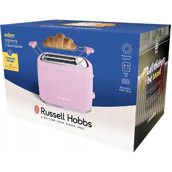 Тостер Russell Hobbs 27372-56, рожевий, 800 Вт