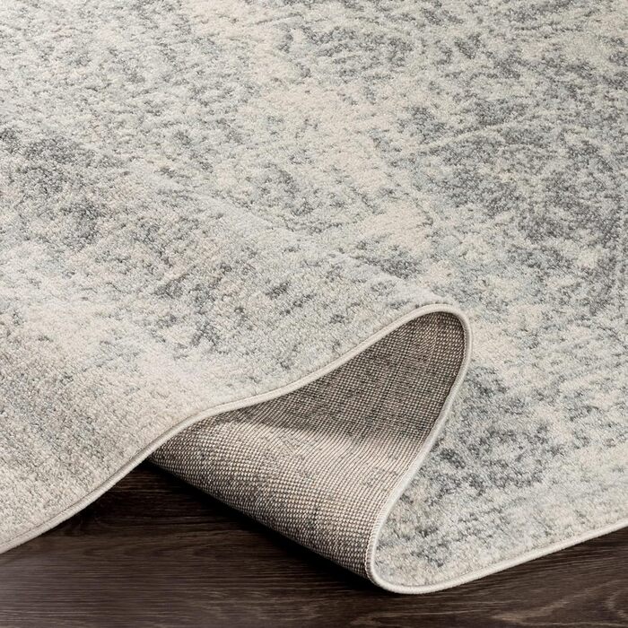 Surya Syracuse Vintage Rug - Oriental Rug for Living Room, Dining Room, Bedroom - Oriental Boho Rug, Short Pile Rug for Easy Care - Large Rug 160x220cm in Grey, 160 x 220 cm (Rectangular)