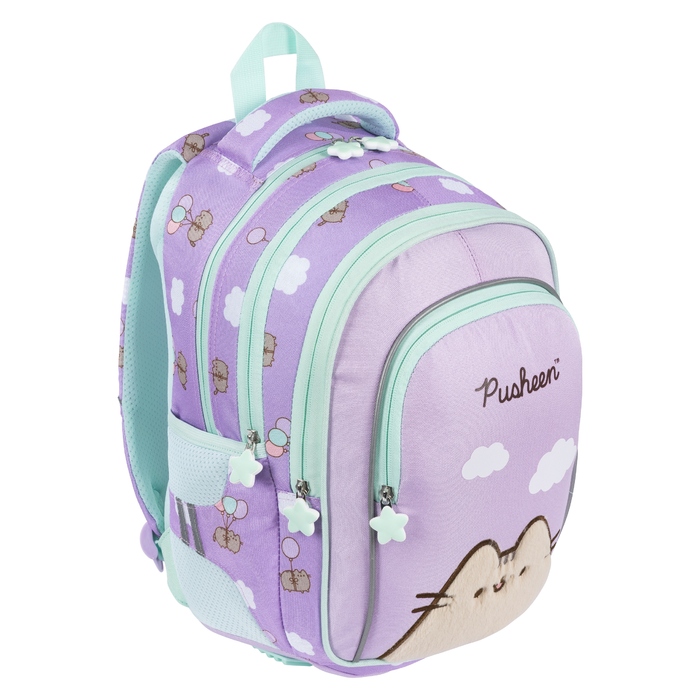 Шкільний багатофункціональний рюкзак Pusheen St. Majewski, фіолетовий, 22 л