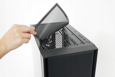 Корпус ZENPC Flow TG Black ARGB Midi Tower, чорний