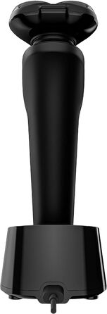 Електричний чоловічий бритва Grundig ProClub MS 9130 з датчиком BeardCare, леза з титану, вологе/сухе гоління, тример для довгої щетини, корпус з 61% переробленого пластику, матовий чорний/червоний