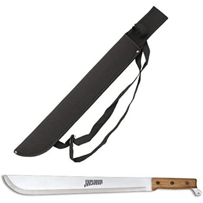 55 cm Machete, light handle, with sheath (age 18+ required!)