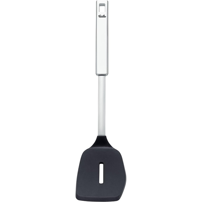 Лопатка кухонна Fissler Original-Profi Collection з нержавіючої сталі та силікону, з прорізами, преміум якість, срібляста