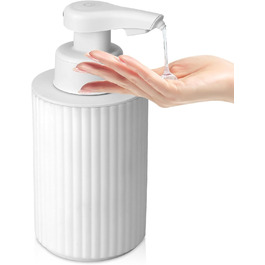 Phneems Automatic Soap Dispenser - Electric Automatic Soap Dispenser with Sensor - No Touch Sensor - Automatic Soap Dispenser for Bathroom, Kitchen, Office - USB - White