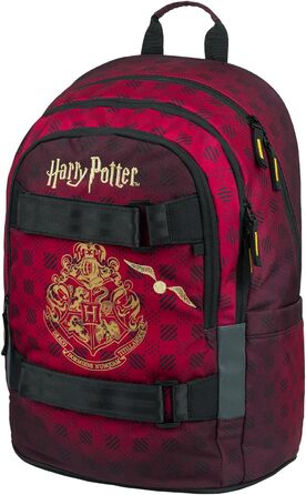 Шкільний рюкзак Baagl для хлопчиків та дівчаток-підлітків з відділенням для ноутбука та нагрудним ременем (Гаррі Поттер Гоґвортс)