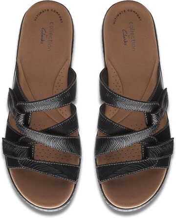 Босоніжки Clarks Merliah Karli Keilsandale жіночі, чорні, 39.5 EU