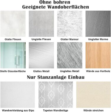 Тримач для рушників без свердління, висувний, з полицею, самоклеючий, для ванної кімнати, 38-75 см, білий