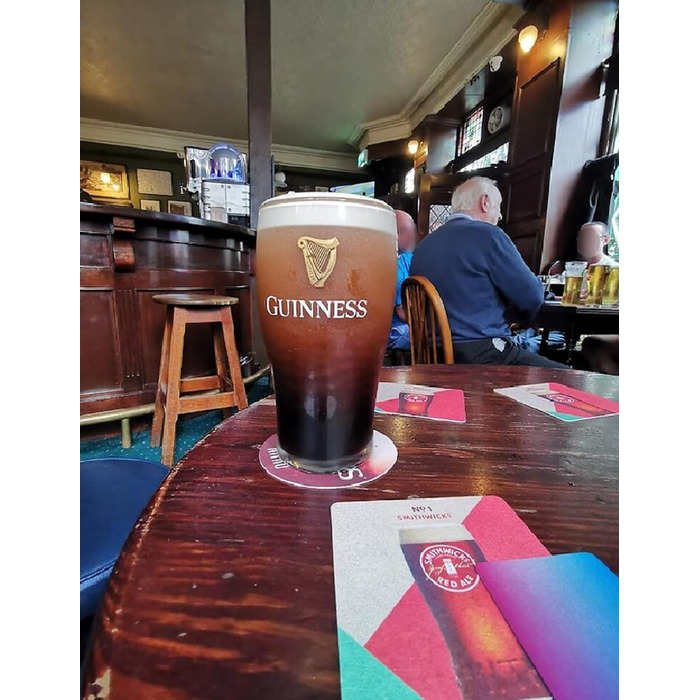 2 склянки Guinness Gravity - пивні келихи, 568 мл