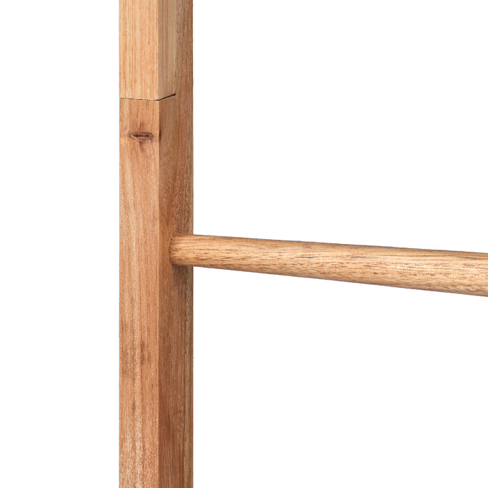 Relaxdays Wooden Towel Ladder, 6 Rungs