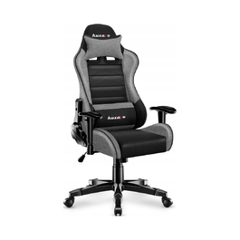 Ігрове крісло Huzaro Ranger 6.0, тканина, чорно-сіре
