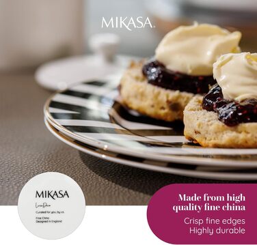 Набір посуду Mikasa Luxe Deco (12 предметів) для 4 осіб: тарілки, супові тарілки, миски, зелений колір, подарункова коробка, придатний для миття в посудомийній машині