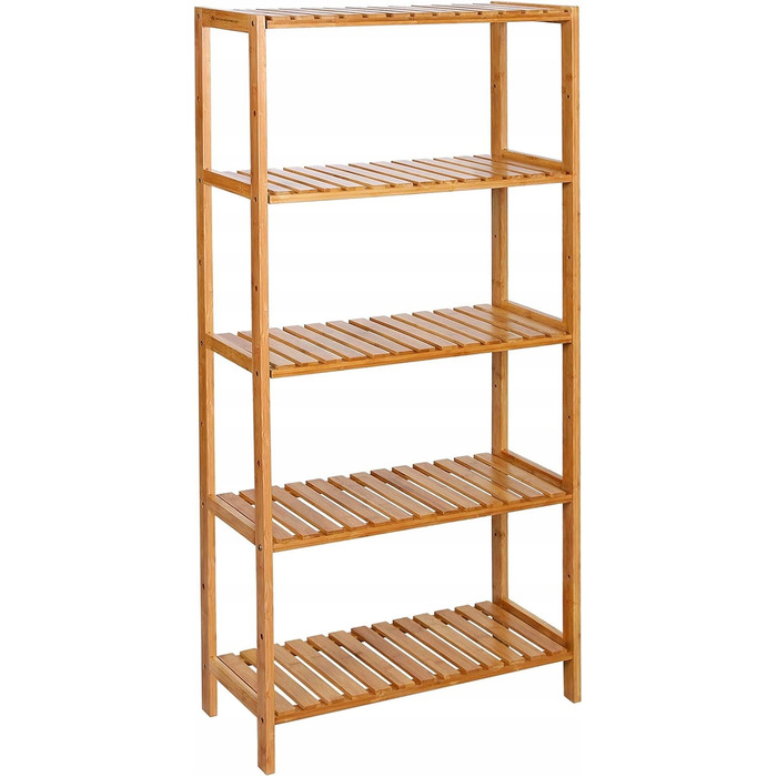 Етажерка для ванної кімнати Songmics, відтінки коричневого, 9,5 x 30 x 132 см