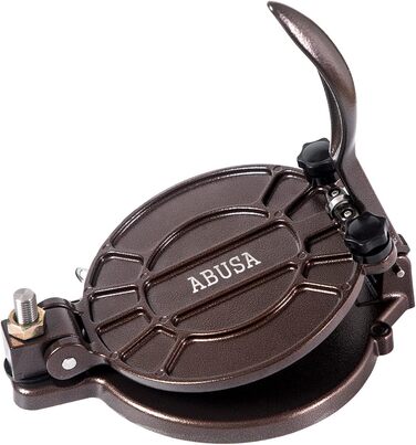 Пресс для тортилій, регульований, 20.3 см, бронзовий, для роті, доса, тамале, піци, пирогів, котлет, 8 дюймів