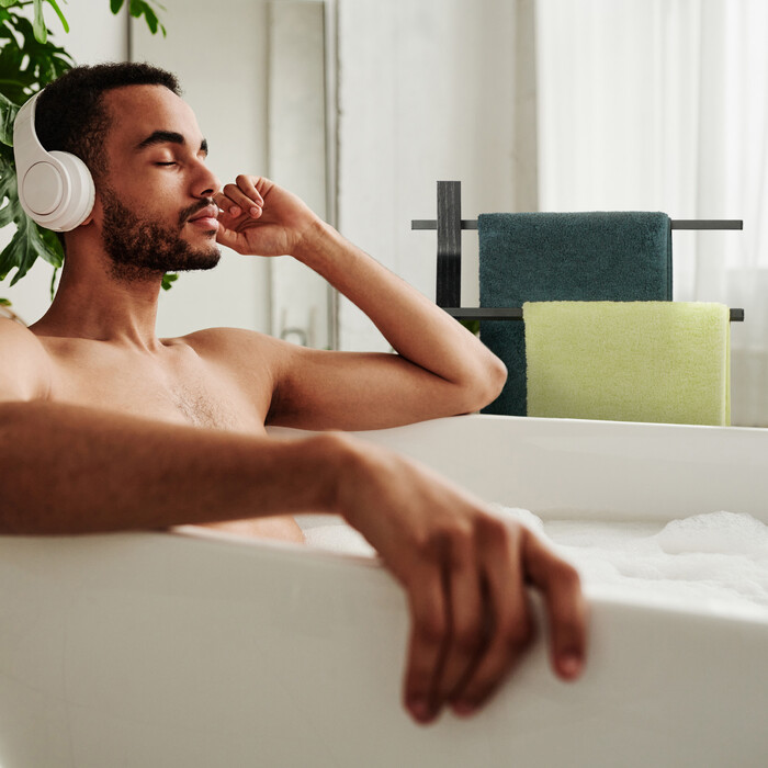 Relaxdays Вішалка для рушників з гнутою конструкцією