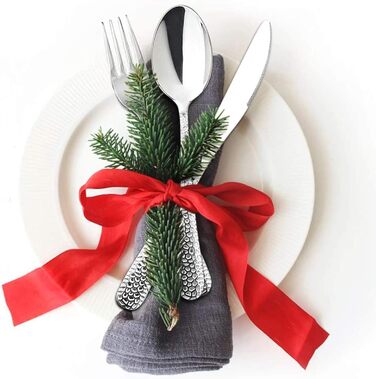 HaWare Набір столових приборів, 60 предметів: нержавіюча сталь, для 12 осіб (ніж, виделка, ложка), сучасний дизайн з молотковою ручкою, для дому, вечірки, готелю, ресторану, високоглянцеве покриття, придатний для миття в посудомийній машині