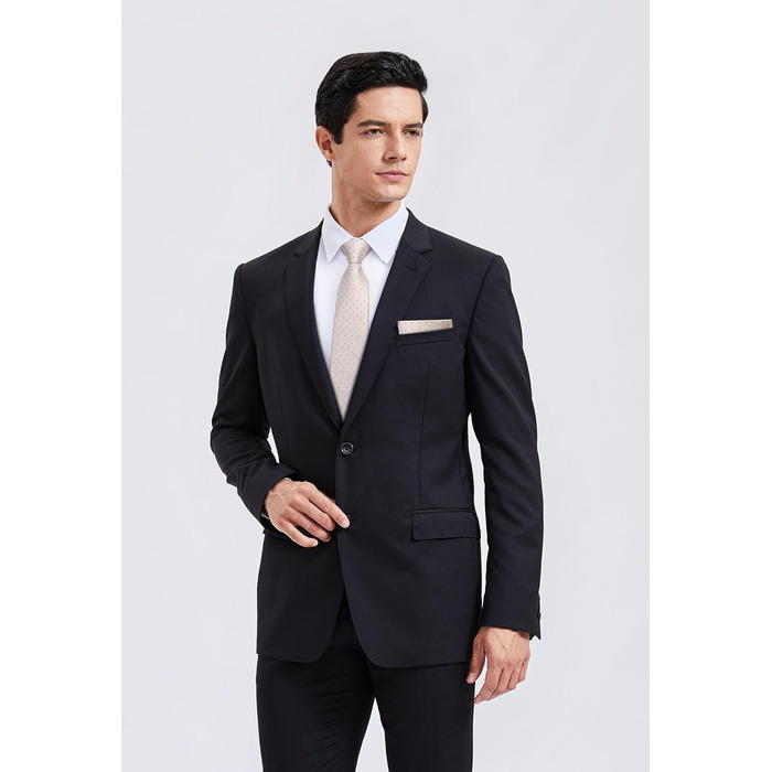 Краватка Enlision для чоловіків у клітинку з нагрудником, формальна краватка та краватка для бізнесу, комплект краватки та нагрудника, шампань