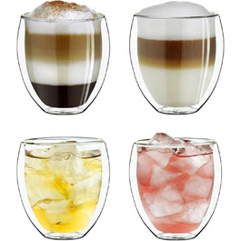 Created double-walled glasses 250ml 