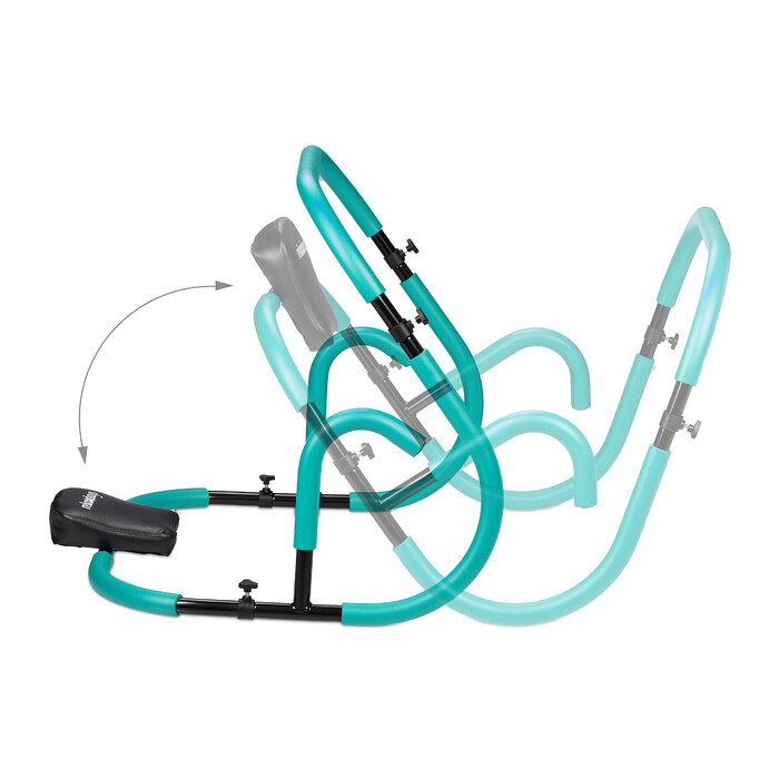 Relaxdays Ab Roller Turquoise