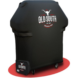 Універсальний водонепроникний чохол для гриля Old South, для Weber, Napoleon, Brinkmann, Char Broil, газовий барбекю, чорний, 80x70x115 см