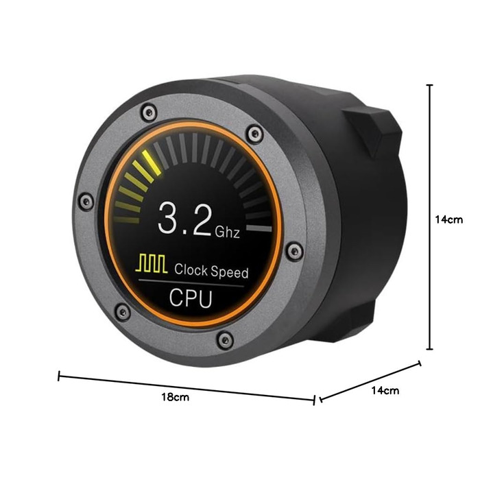 Система водяного охолодження Thermaltake TH360 V2 Ultra ARGB Sync з LCD 2.1' (480x480), 3x 120mm вентилятори, сумісна з Intel LGA1851/1700 та AMD AM5/AM4, чорний колір