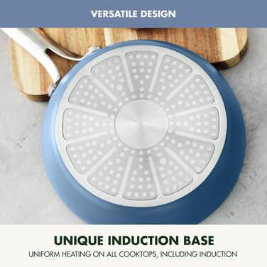 Набір сковорідок GreenPan Nova: 20.3 см та 25.4 см, індукційні, без PFAS, з антипригарним покриттям з кераміки, безпечні для здоров'я, можна мити в посудомийній машині та використовувати в духовці