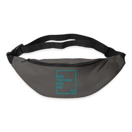 Персоналізована бананка від Spreadshirt: створіть власну з фото або текстом, колір графіт, розмір One Size