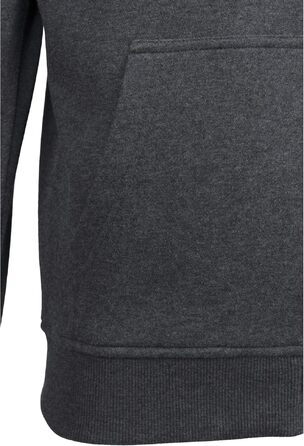 Чоловіча базова толстовка-худі Urban Classics Basic Zip Hoody на блискавці, колір Charcoal (темно-сірий)